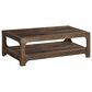 Crestview Collection Hickory Ridge Cocktail Table in Dark Brown, , large