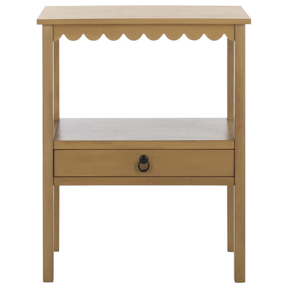 Safavieh Haven Low Drawer End Table in Desert Brown, , large