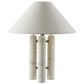 Four Hands Medici Table Lamp in Charcoal, White and Antique Brass, , large
