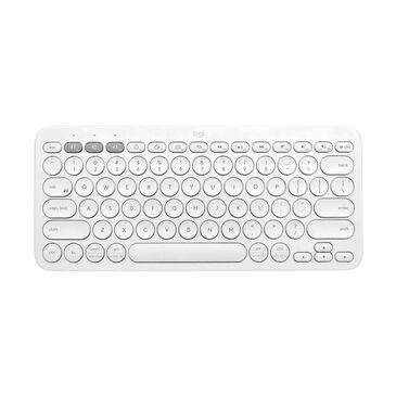 Logitech K380 Multi-Device Bluetooth Keyboard in White, , large