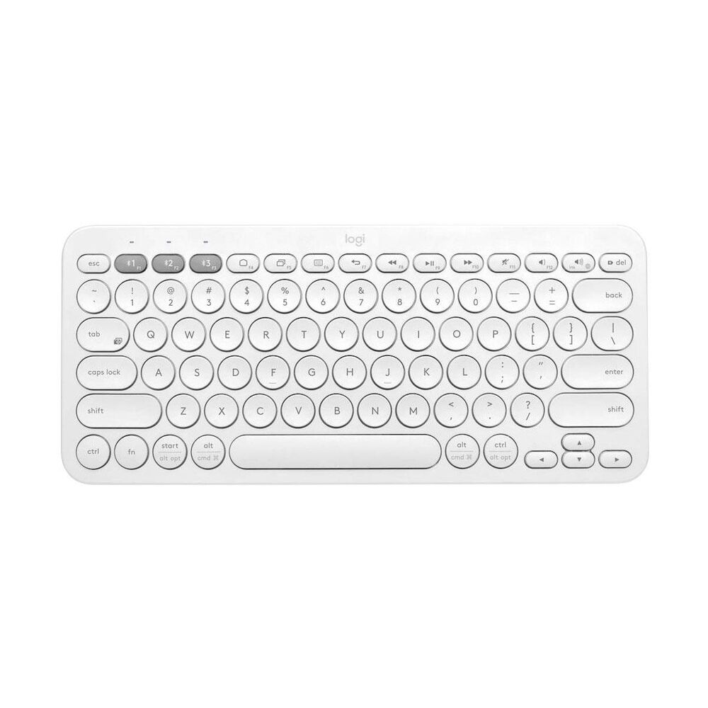 Logitech K380 Multi-Device Bluetooth Keyboard in White, , large