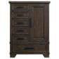Mayberry Hill Colorado 6 Drawer Door Chest in Charcoal, , large