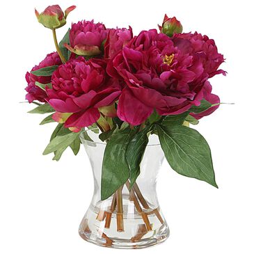 Uttermost Prima Peony Bouquet in Fuchsia, , large