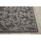 Nourison Damask DAS01 2"3" x 3"9" Grey Area Rug, , large