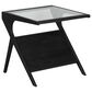 Porter Design Canberra Square End Table in Black, , large