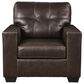 Ashley Santorine Accent Chair in Dark Brown, , large