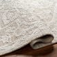 Surya Piazza PZZ-2304 2" x 3" White, Beige, Charcoal, Light Grey Area Rug, , large