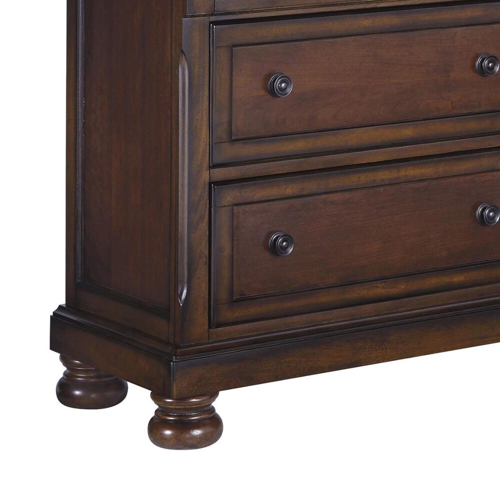 Millennium Porter 7 Drawer Dresser in Burnished Brown, , large