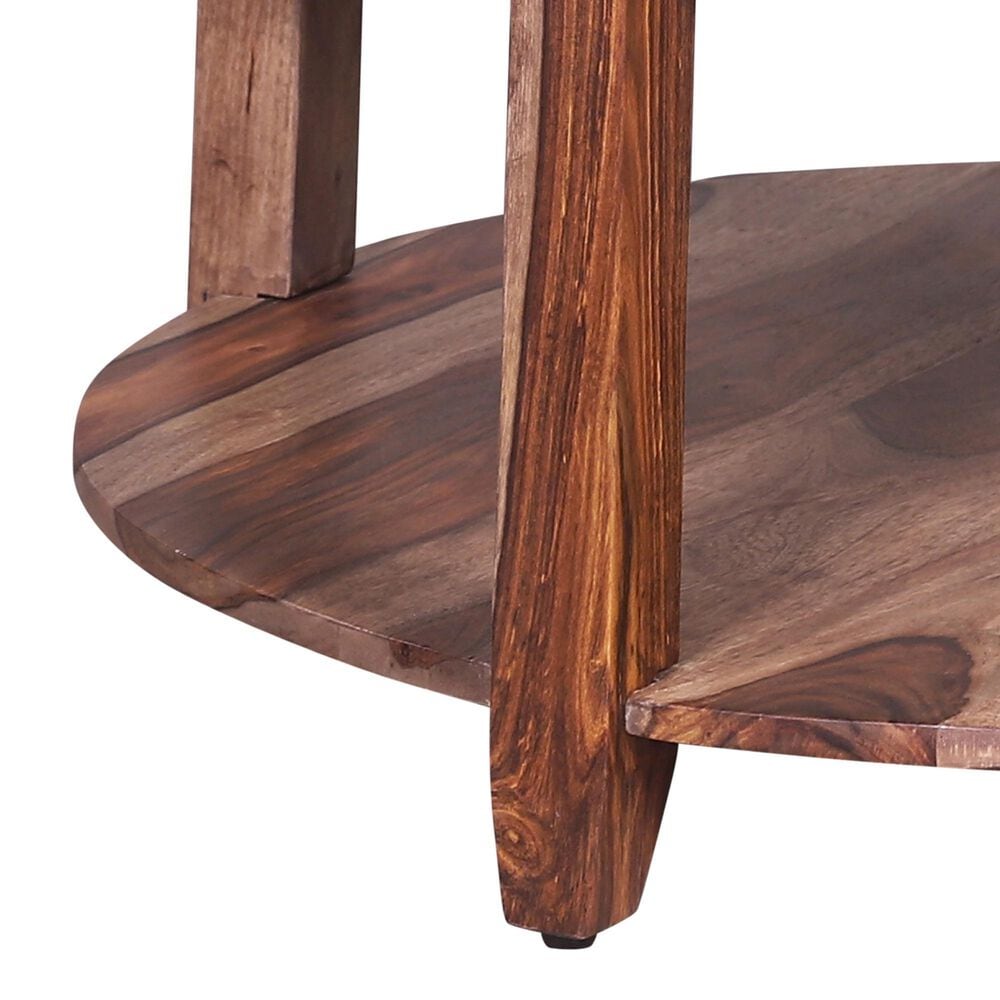 Porter Design Sonora Round Coffee Table in Harvest Brown, , large