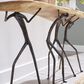 TimberHaus Atlas Console Table in Natural and Black, , large