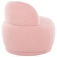 Lumisource Kimi Accent Chair in Pink Sherpa, , large