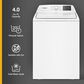 Whirlpool 4 Cu. Ft. Top Load Agitator Washer in White, , large