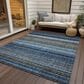 Dalyn Rug Company Portico PO2 Navy 8" x 10" Area Rug, , large