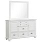 New Heritage Jamestown 5-Piece King Bedroom Set in White Brushed, , large