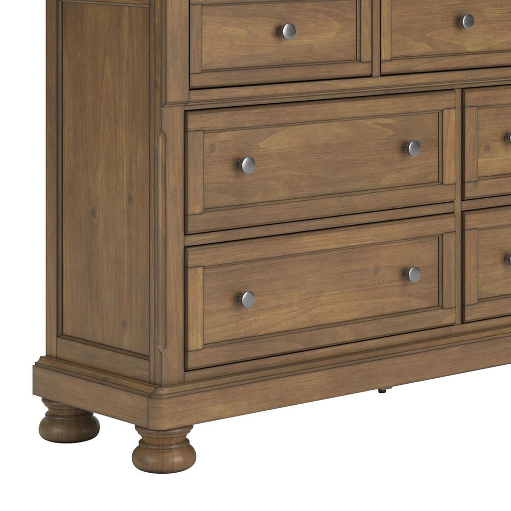 Ashley Feddinger 4-Piece California King Storage Bedroom Set in Chestnut Brown, , large