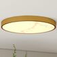 Vaxcel Aurelia 12" 1-Light Flush Mount in Brushed Brass, , large