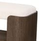 Century Furniture Carino Upholstered Bench in Cocoa, , large