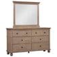 Riva Ridge Oxford 5-Piece King Panel Bedroom Set in Tan with USB Ports, , large