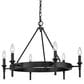 Golden Lighting Edinburgh 6-Light Chandelier in Matte Black, , large