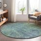 Dalyn Rug Company Trevi TV9 8" Round Blue Area Rug, , large