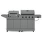 Tytus Anaheim and Emberwood 3-Piece Modular Duo with Charcoal Grill in Gunmetal Gray, , large