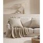 Sunday Citizen Cloud Silque 20" Square Throw Pillow in Sandstone, , large