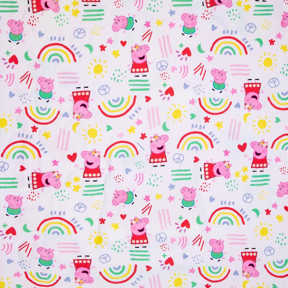 Nojo Baby and Kids Peppa Pig 4-Piece Toddler Bed Set in Pink, Red, Lavender, Yellow and Blue, , large
