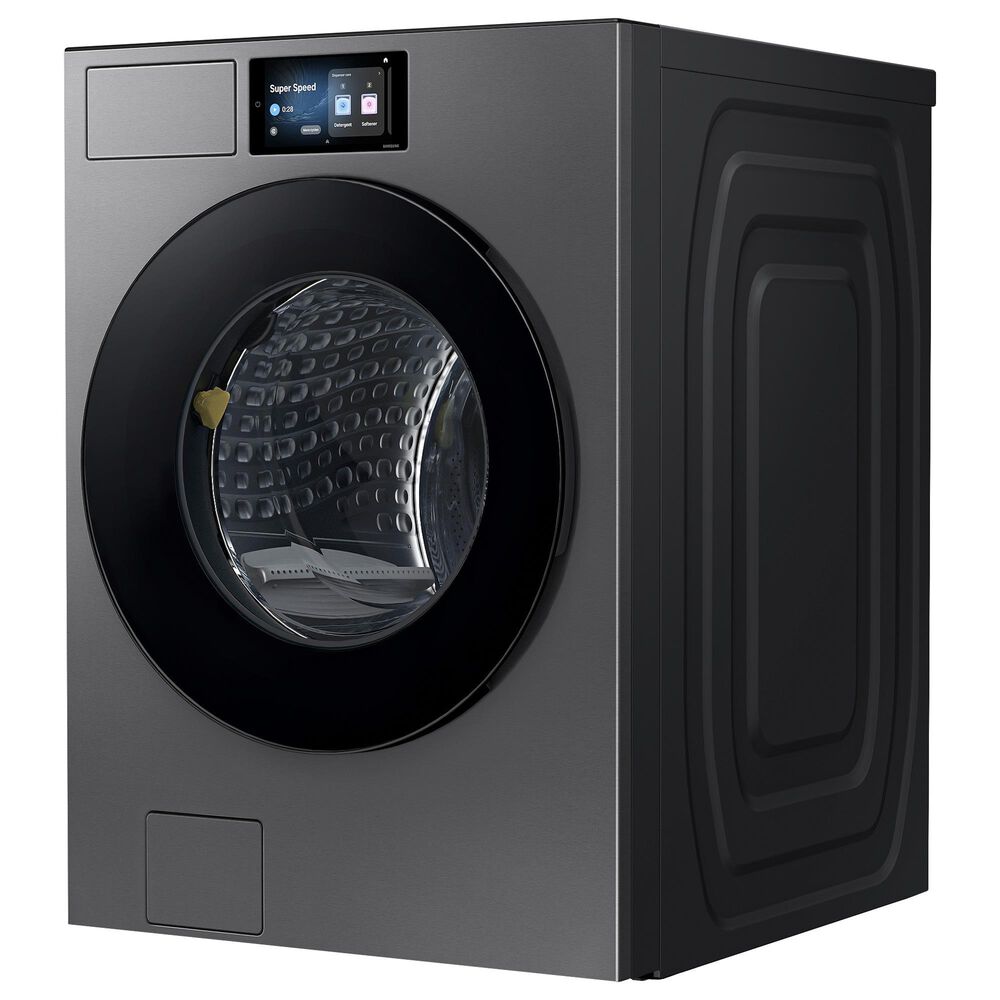 Samsung Bespoke 5.3 Cu. Ft. Front Load Washer in Dark Steel, , large