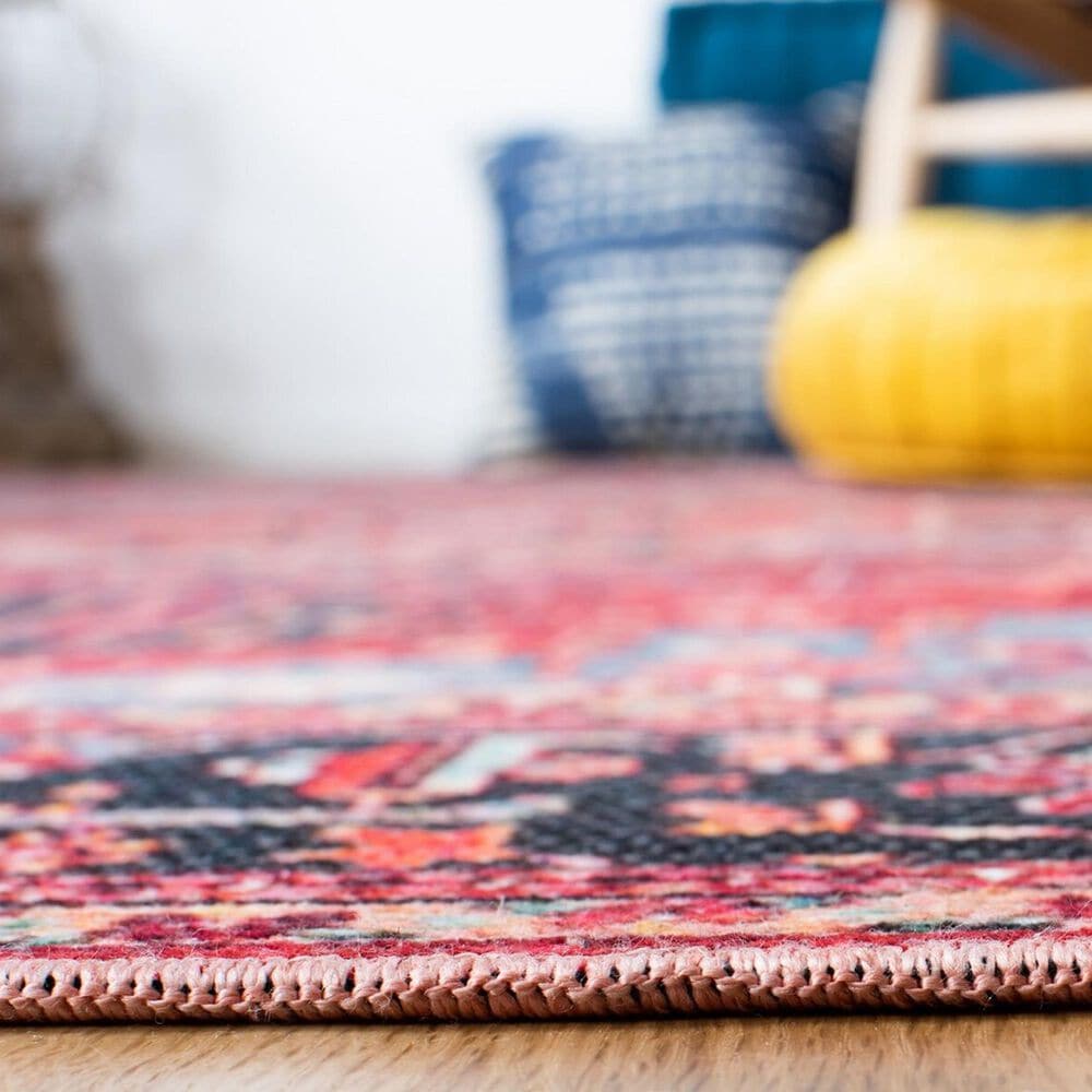 Safavieh Serapi 4&#39; x 6&#39; Red and Blue Area Rug, , large
