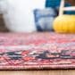 Safavieh Serapi 4" x 6" Red and Blue Area Rug, , large