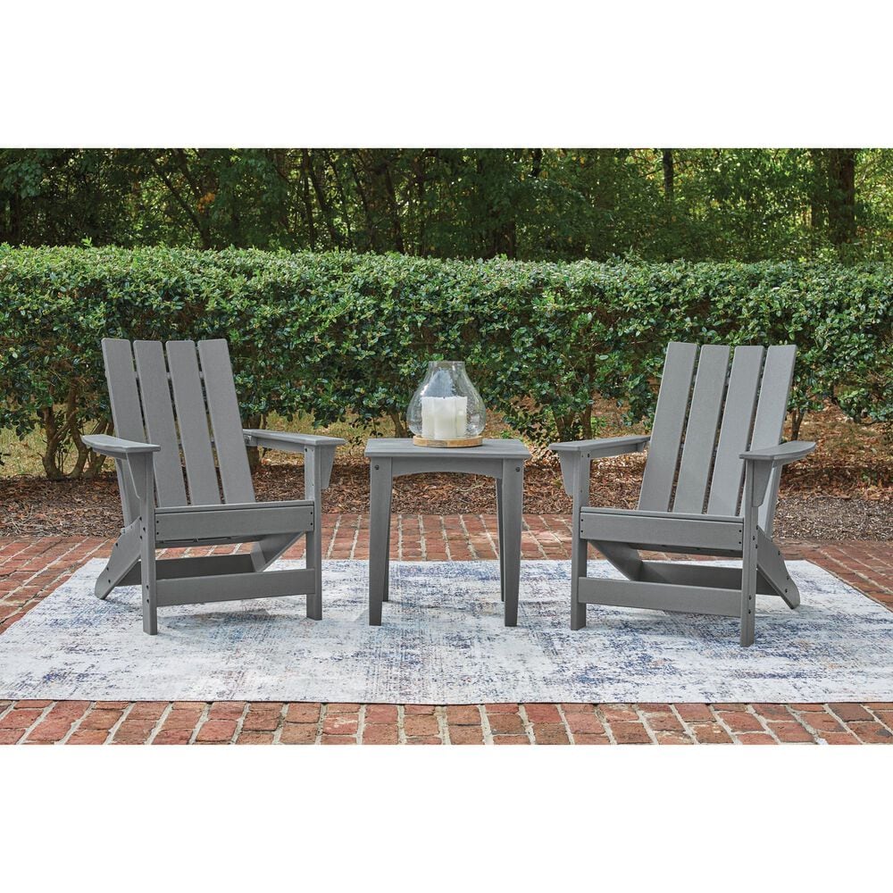 Ashley Cove Beach Outdoor End Table in Gray, , large