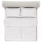 Vantage Mezzanine King Upholstered Wingback Bed with Dresser and Nightstand in Dove Gray, , large