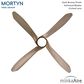 Minka-Aire Mortyn 60" Indoor/Outdoor Ceiling Fan with LED Light in Dark Bronze, , large
