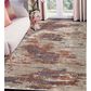 Amer Rugs Jordan 6"7" x 9" Beige Rust Area Rug, , large