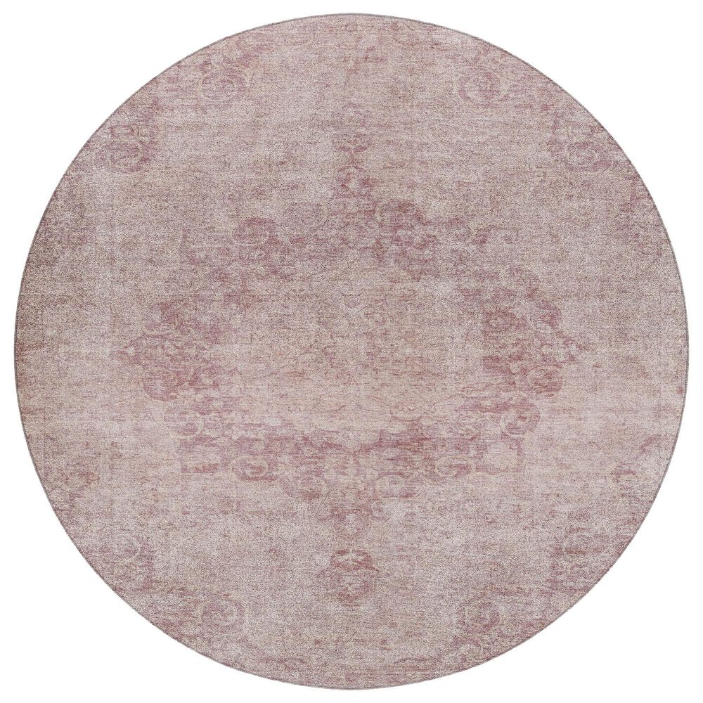Dalyn Rug Company Tabrook TB5 Pink 8" Round Area Rug, , large