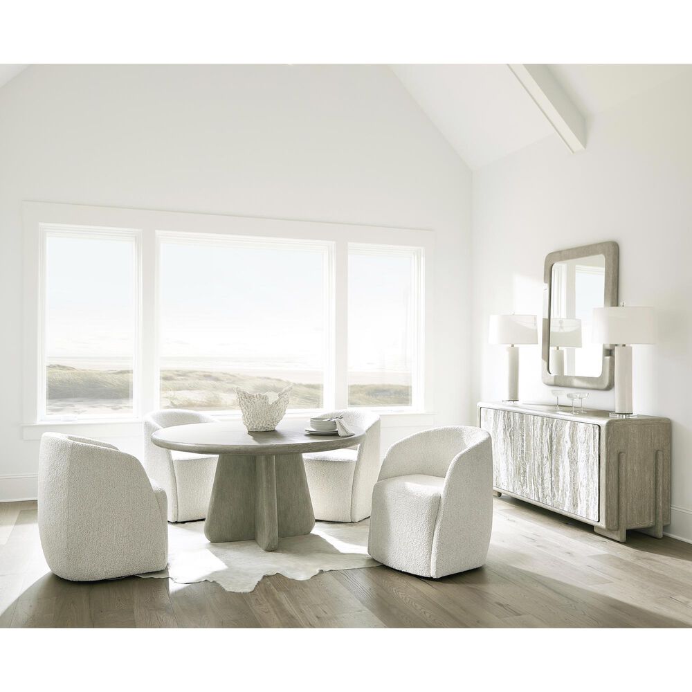 Bernhardt Arcadia Arm Chair in White, , large