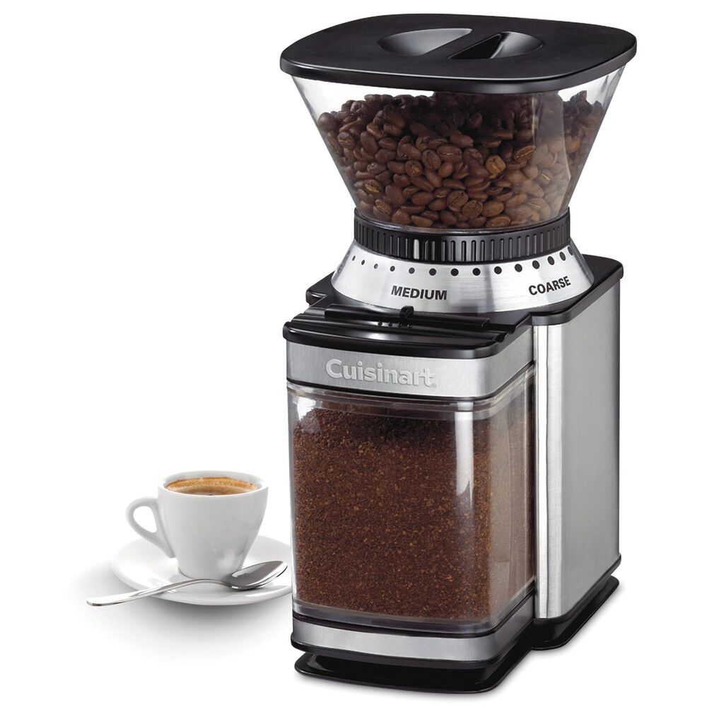 Cuisinart Supreme Grind Automatic Burr Mill Coffee Grinder in Black Stainless, , large