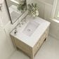 James Martin Vanities Breckenridge 30" Single Vanity in Whitewashed Oak with 3 cm Lime Delight Quartz Top, , large
