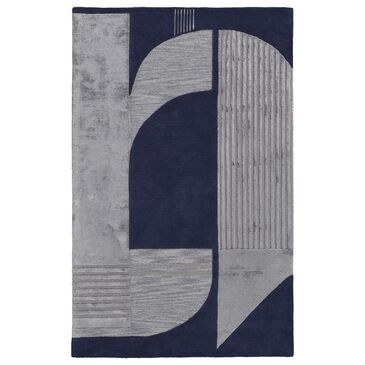 Feizy Rugs Nash 8850F 8" x 10" Blue and Gray Area Rug, , large