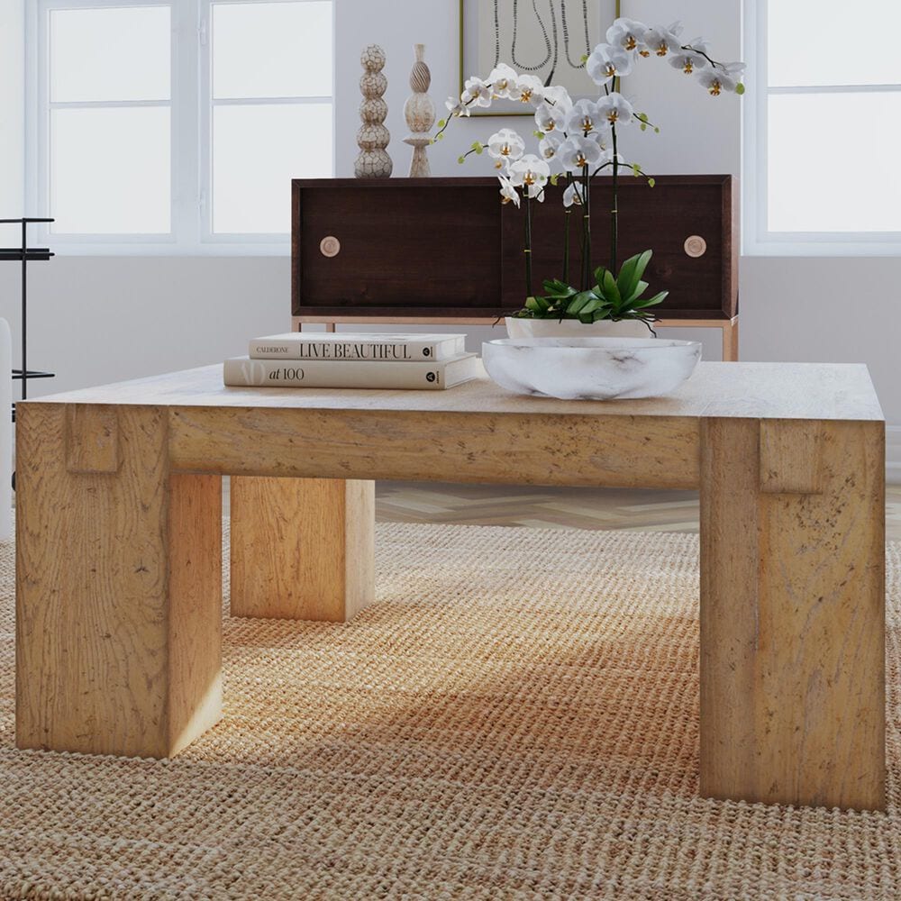 Hooker Furniture Square Coffee Table in Natural, , large