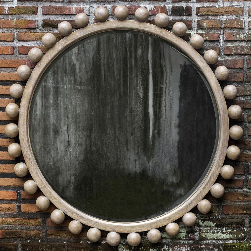 37B Brianza Round Mirror in Natural Raw, , large