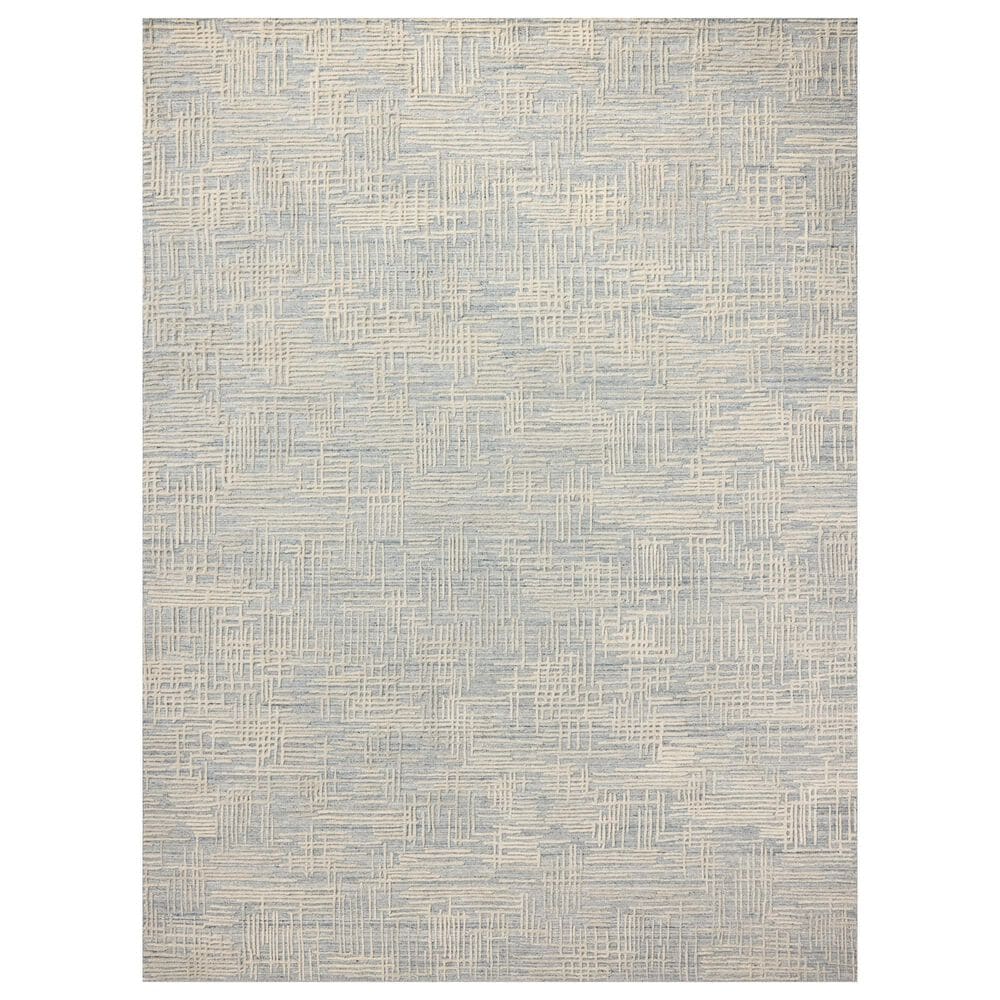 Loloi Woodriff Blue and Bone 9"6" x 13"6" Area Rug, , large