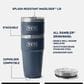 YETI Rambler 20 Oz Stackable Cup with Magslider Lid in Cape Taupe, , large