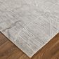 Feizy Whitton 4" x 6" Gray and Ivory Area Rug, , large