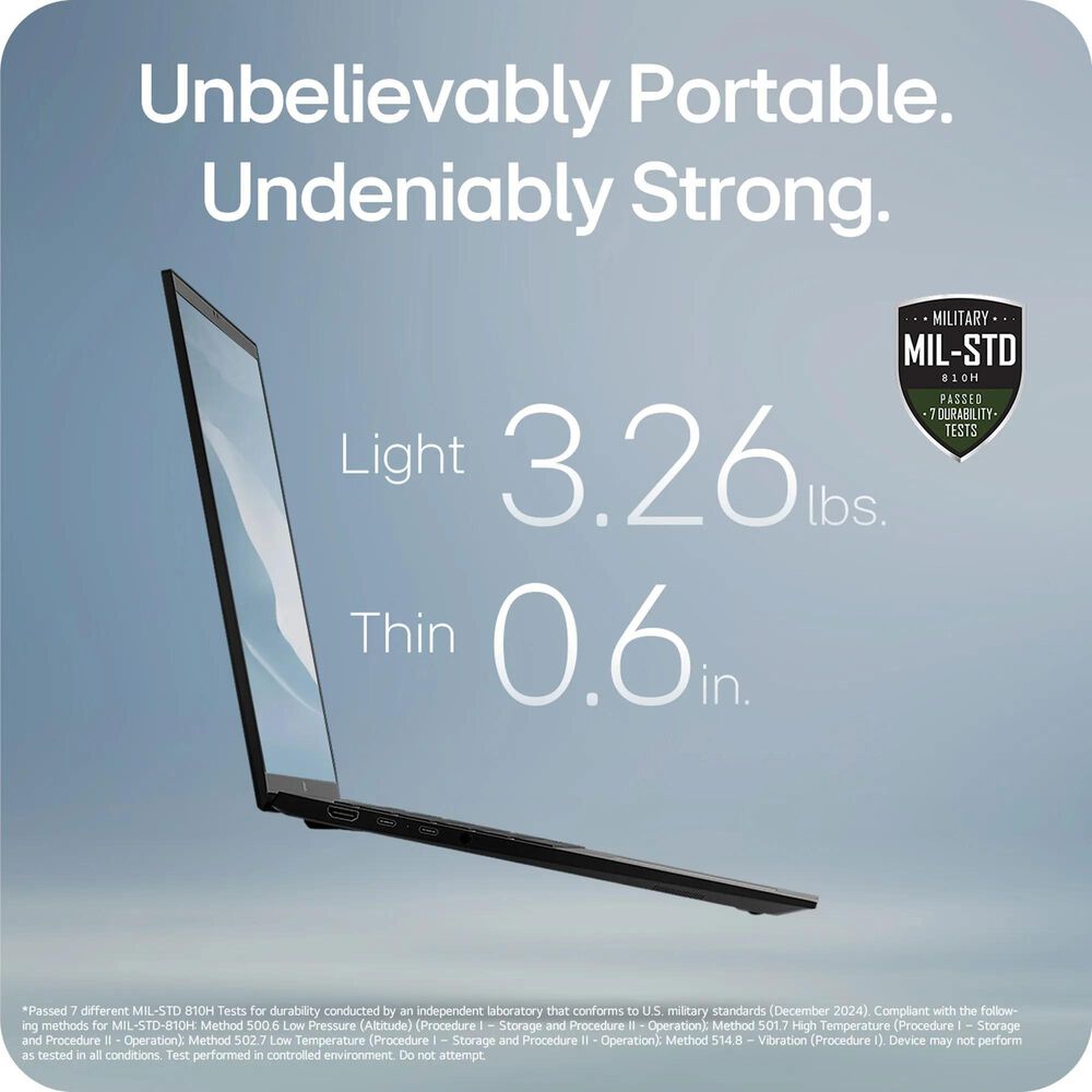 LG Gram Pro 17&quot; Thin and Lightweight Laptop | Intel Core Ultra 9 285H - 32GB RAM - NVIDIA GeForce RTX 5050 - 2TB SSD in Obsidian Black, , large