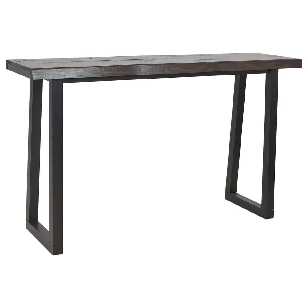 Steve Silver Jennings Sofa Table in Distressed Cherry and Ebony, , large