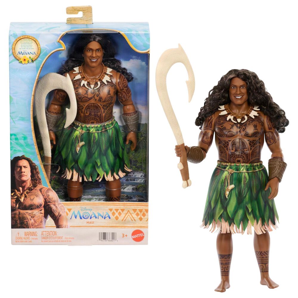 Disney Princess Maui Fashion Doll with Hook, , large