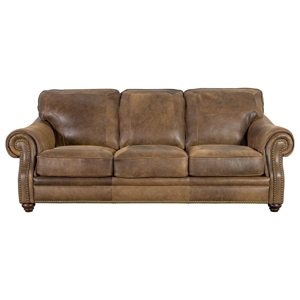 Softline Leather Sofa in Vintage Tobacco, , large