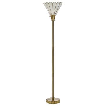 Flair Industries Verity Torchiere Lamp in Brass, , large