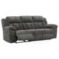 Ashley Frohn Manual Reclining Sofa in Graphite, , large